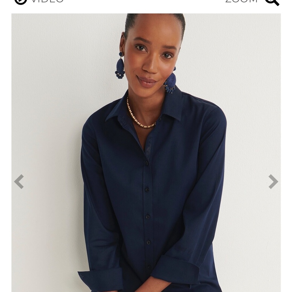 No Iron 3/4 Sleeve stretch shirt with pockets